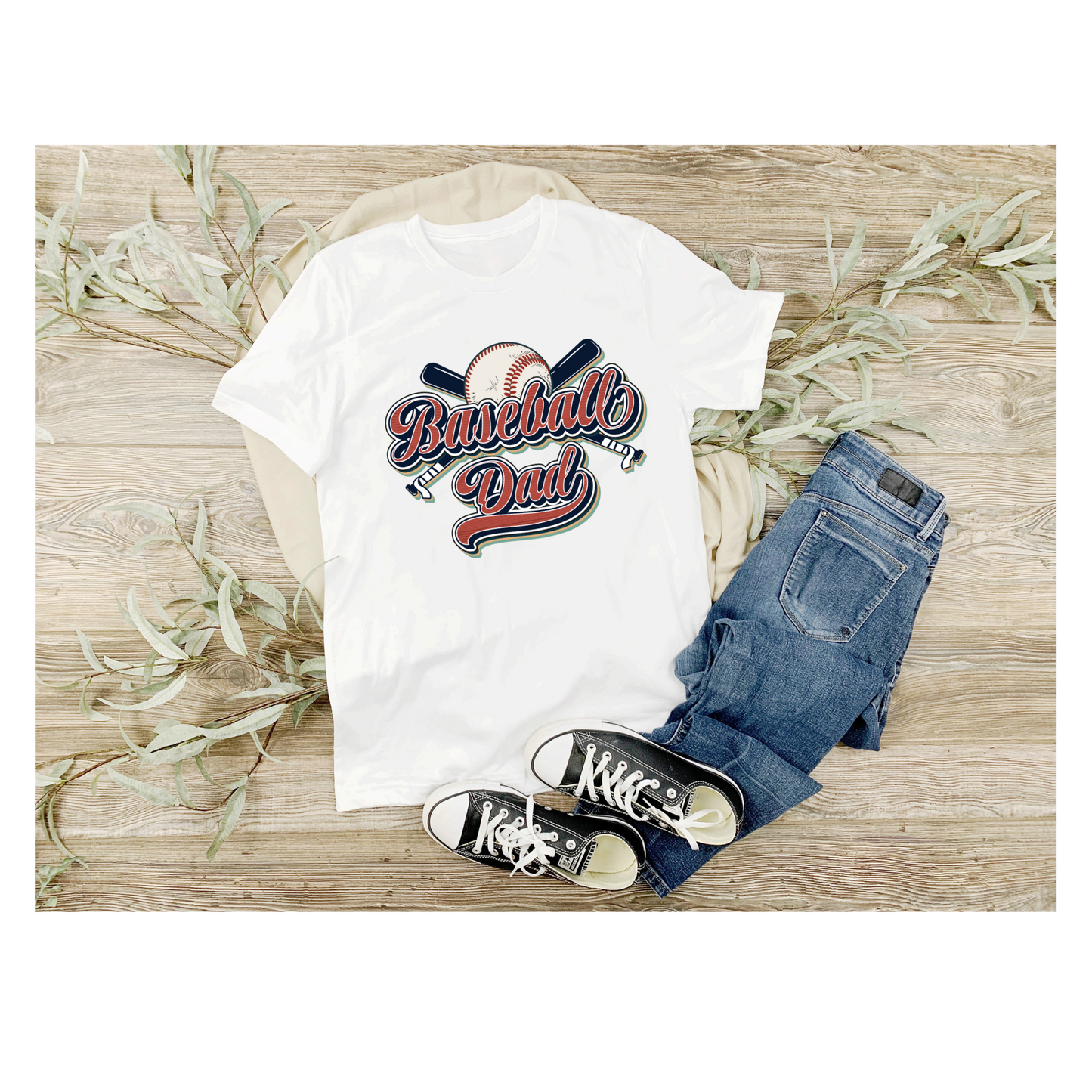 Retro Baseball Dad