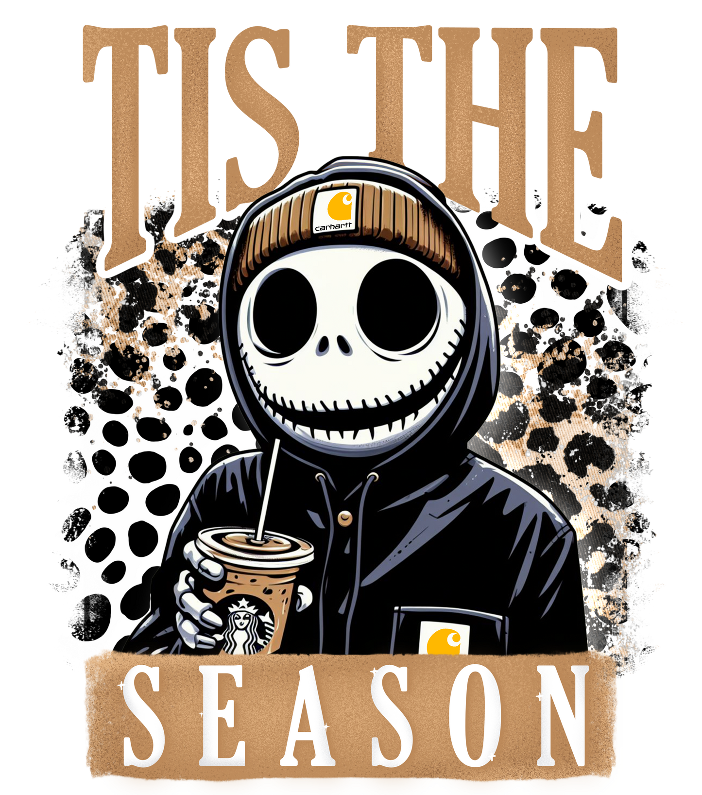 Tis The Season Jack Skellington Leopard