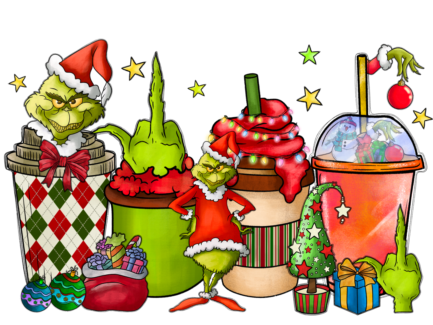 Christmas Grinch Coffee