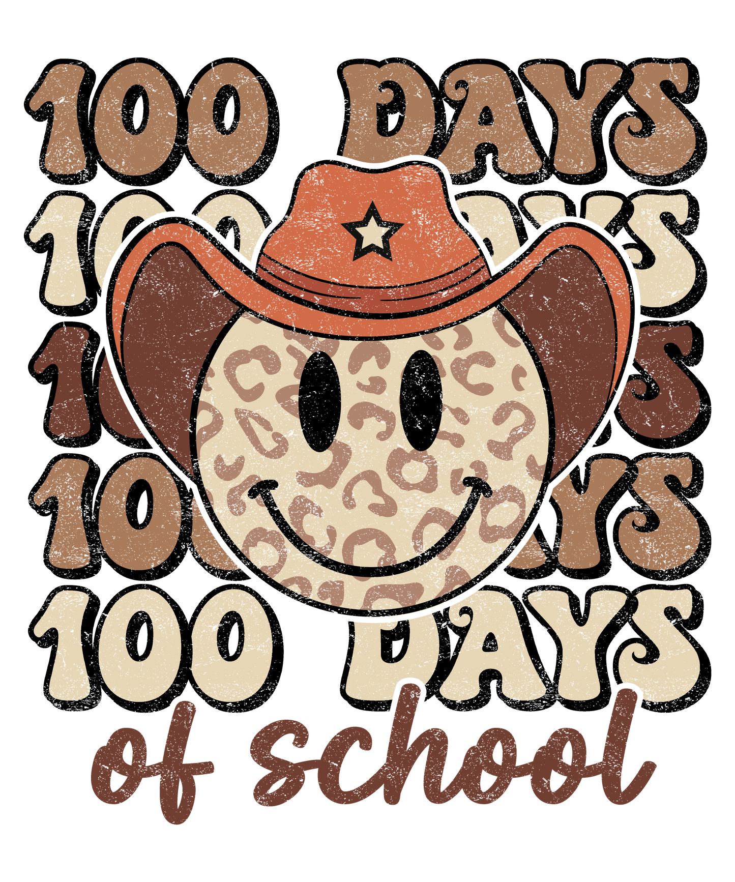 Cowboy 100 days Distressed