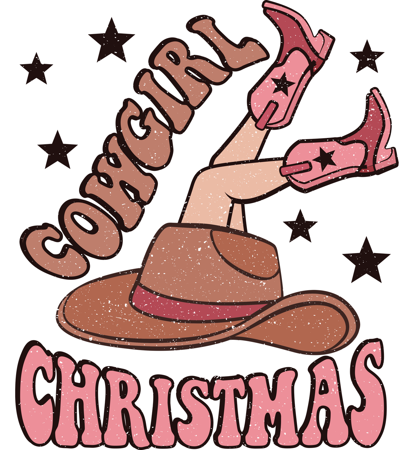 Cowgirl Christmas Glitter