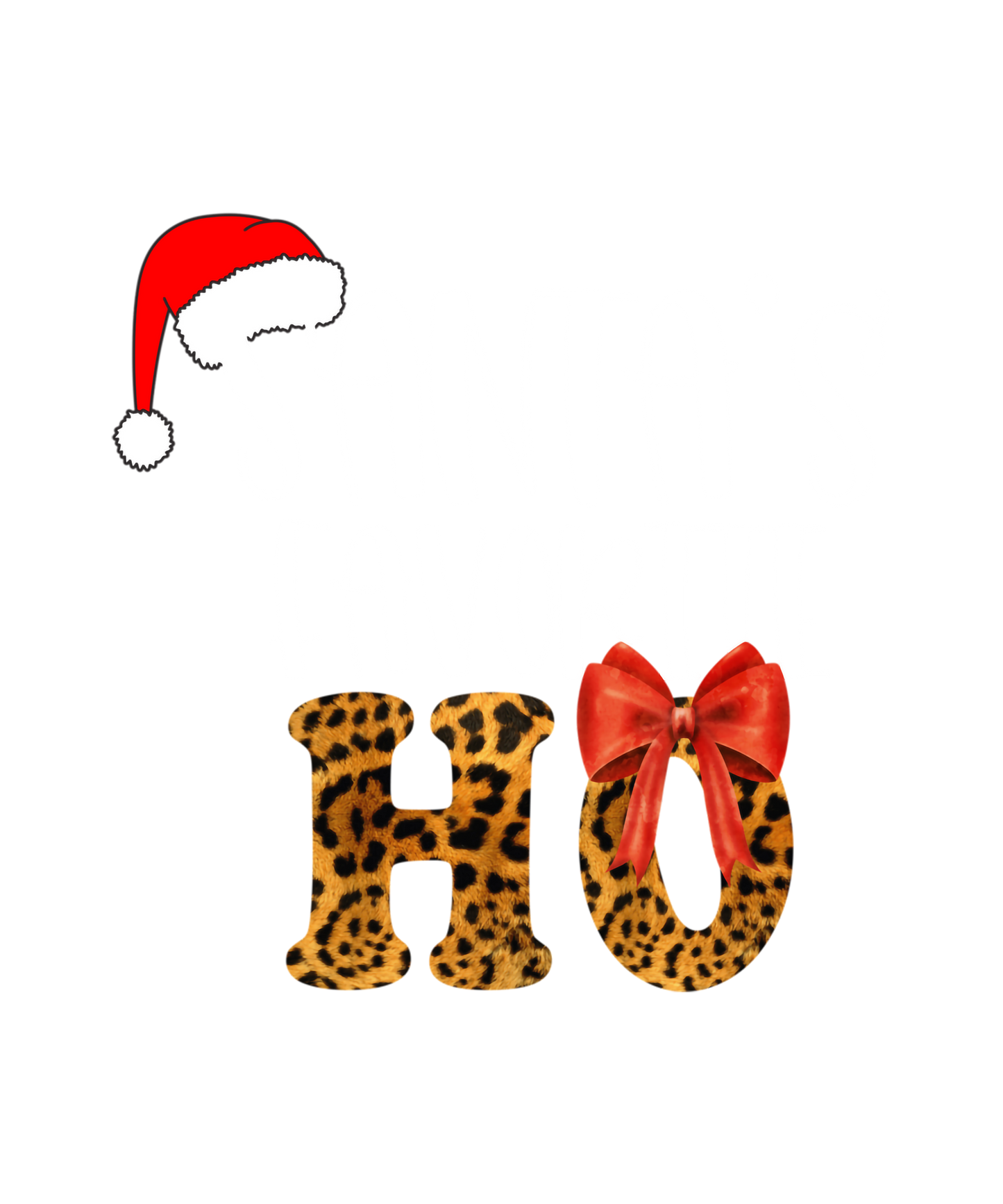 Cheetah Santas Favorite Ho Christmas
