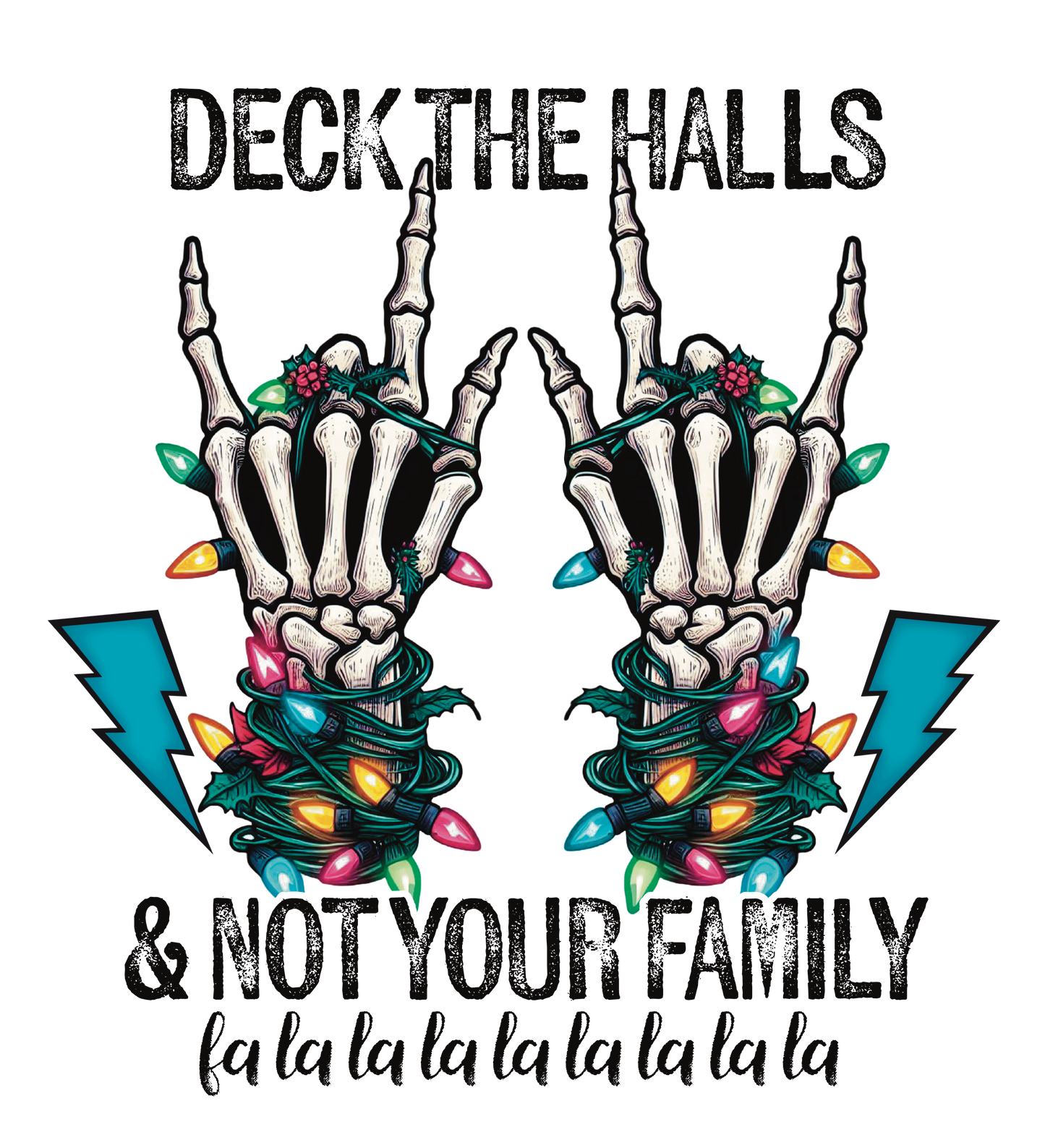 Deck the Halls Skull