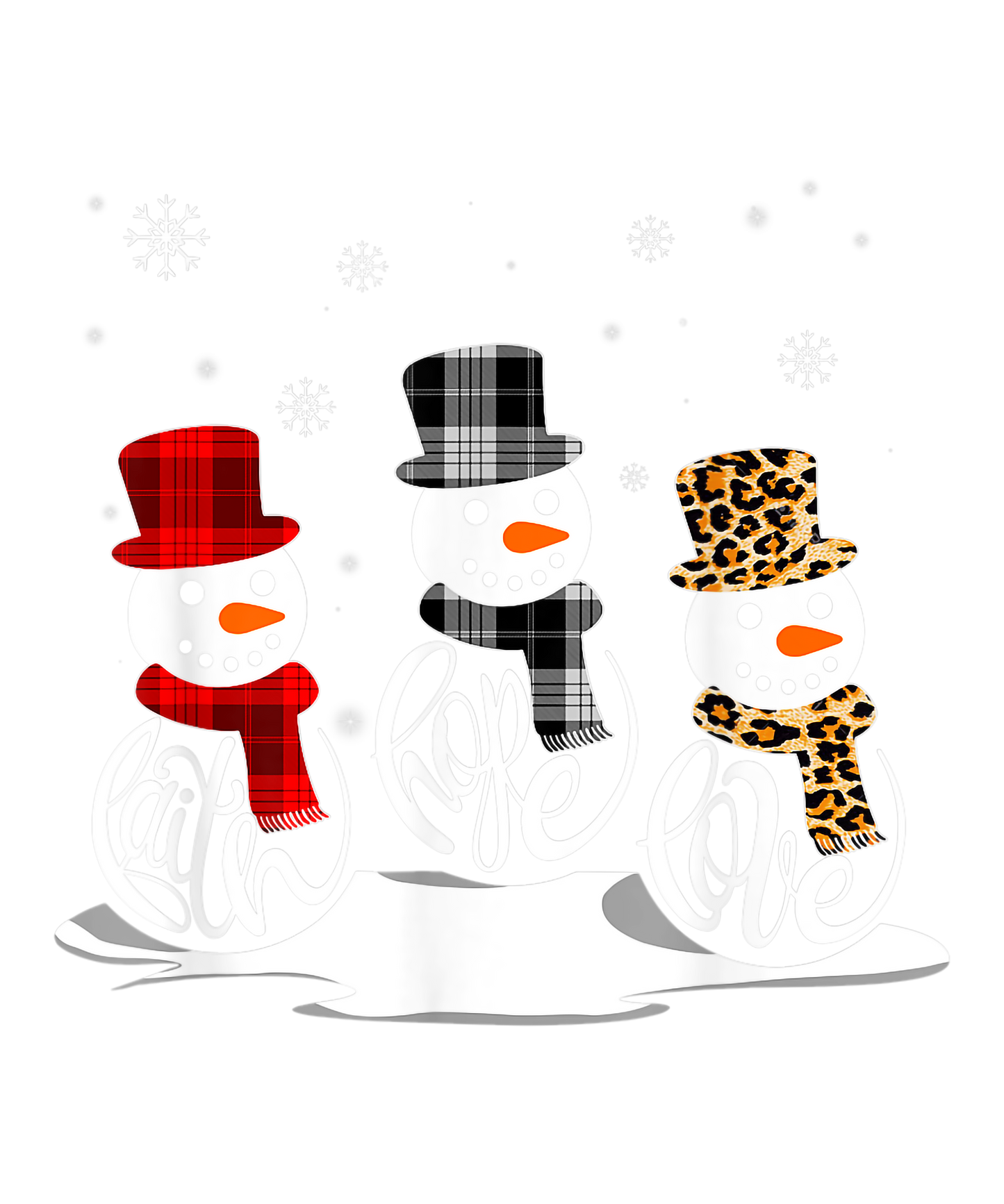 Faith, Hope Snowmen