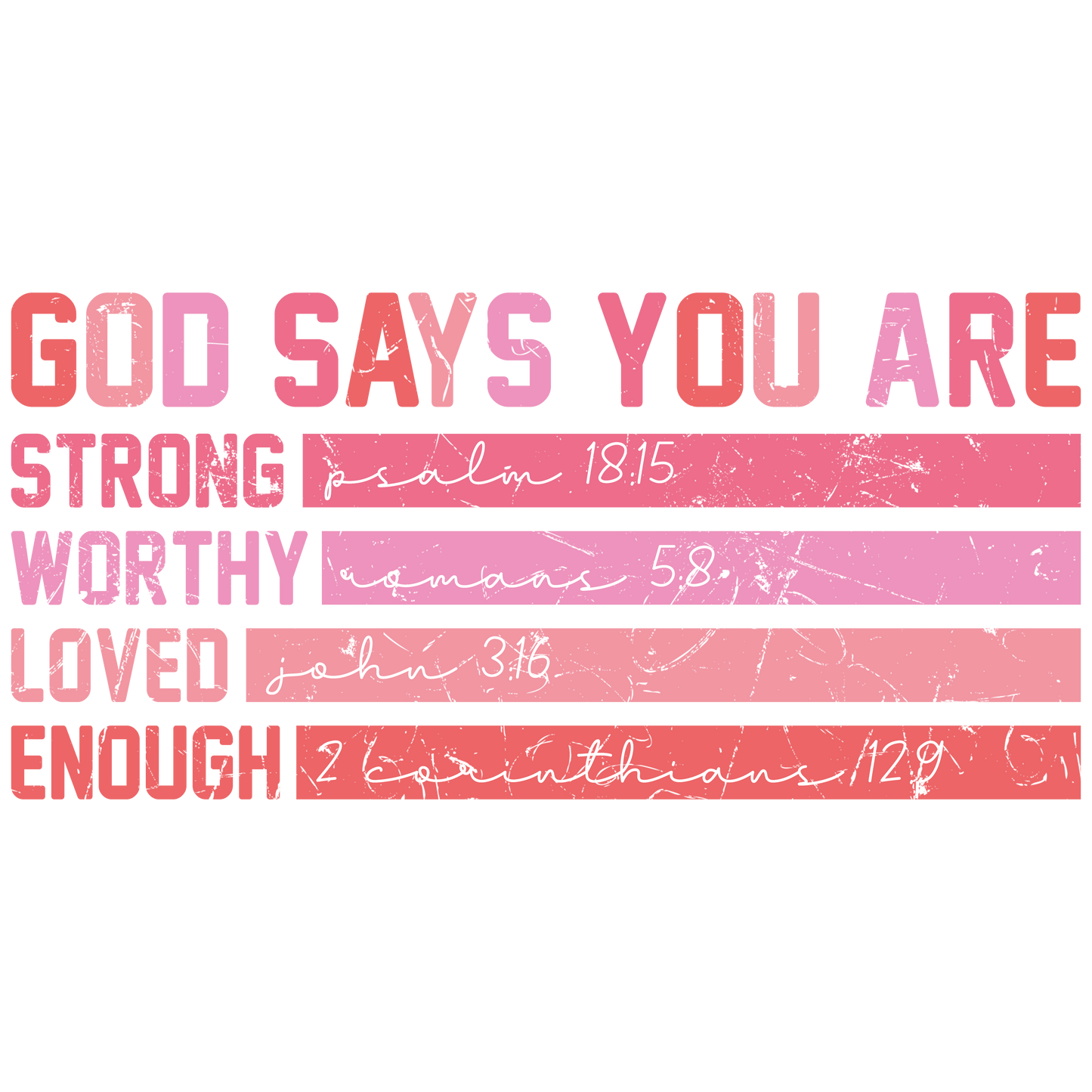 God says distressed