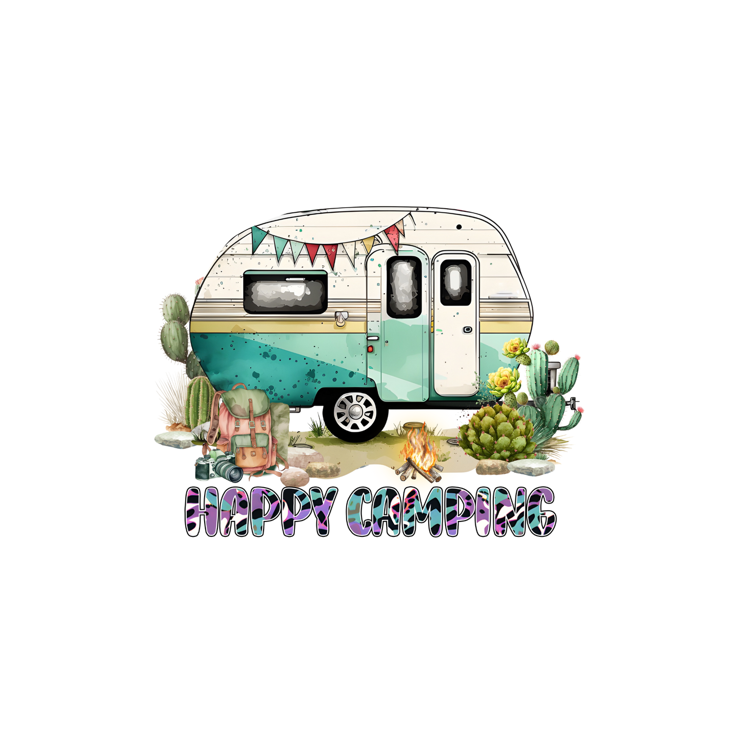 Happy Camper Leopard