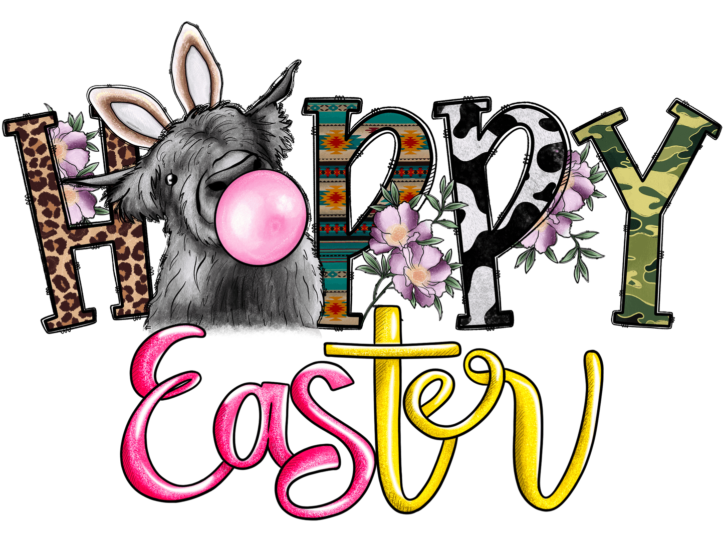 Happy Easter Cow