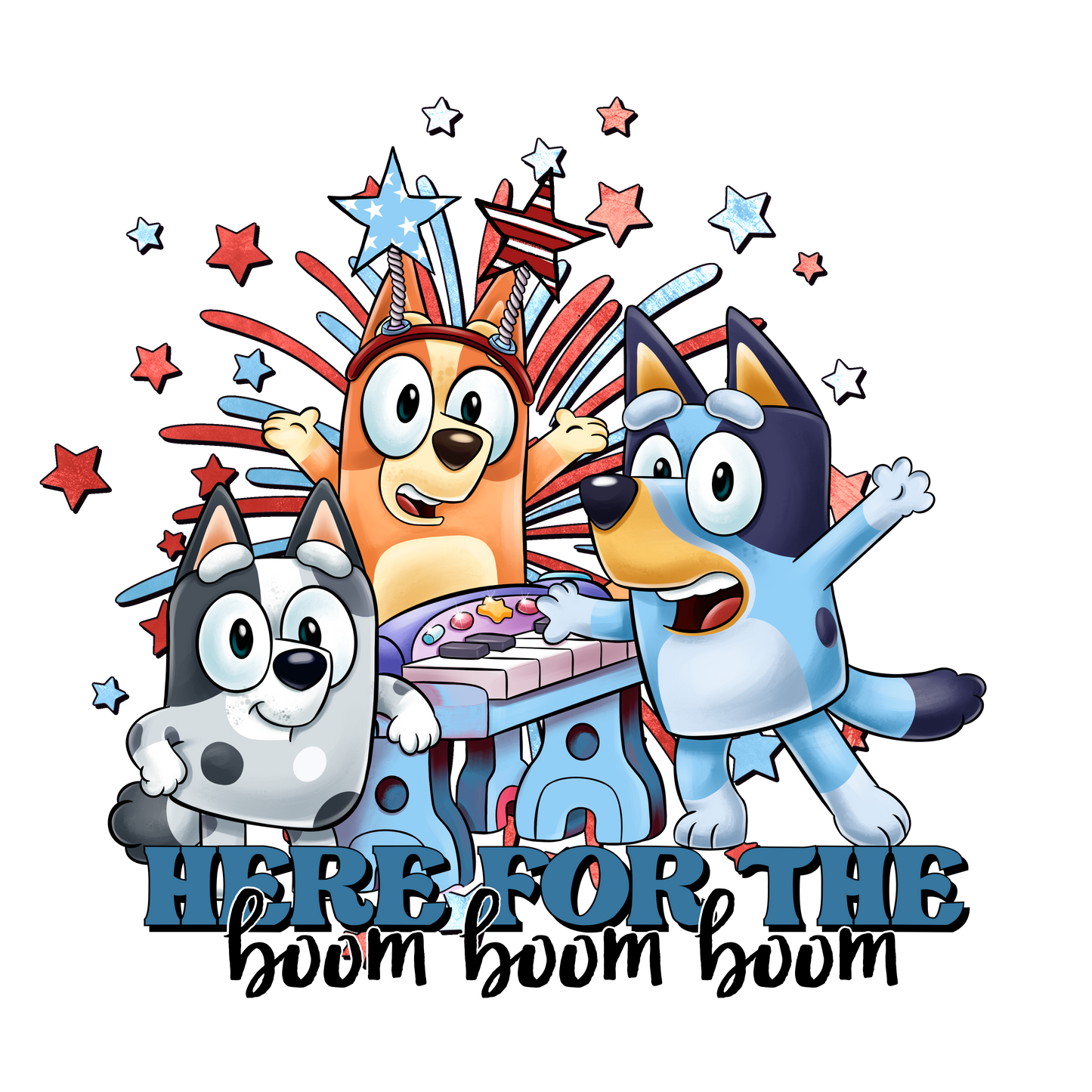 Bluey-Here for the Boom Boom Boom