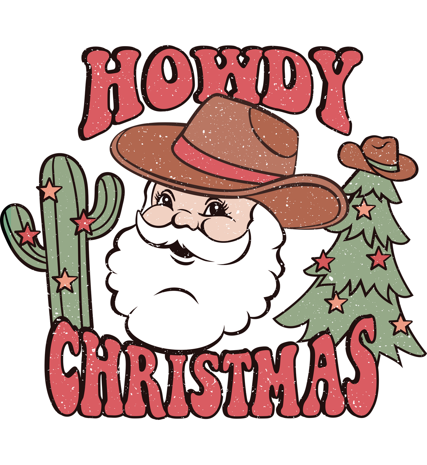 Howdy Christmas Glitter