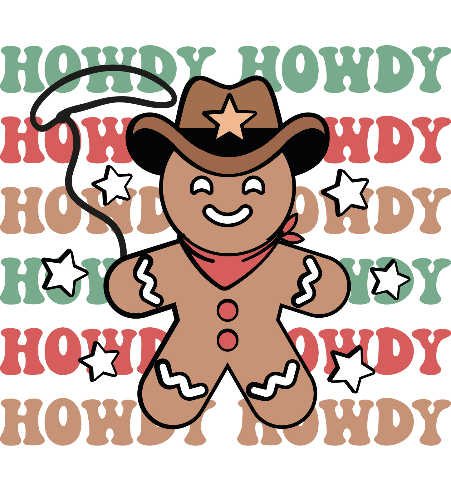 Howdy Gingerbread man