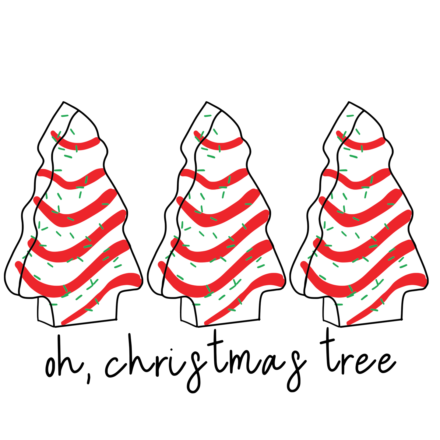 Oh Christmas tree Little Debbie