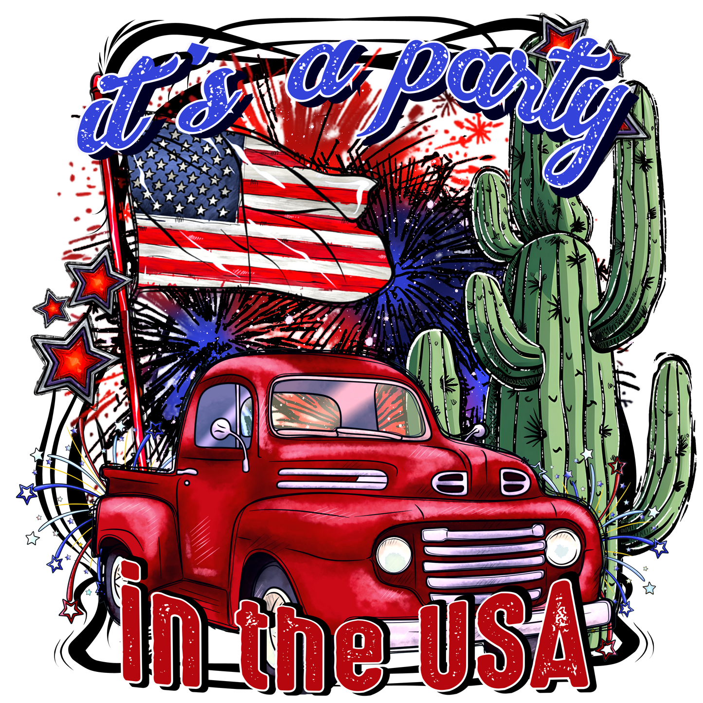 Party in the USA- Red Truck
