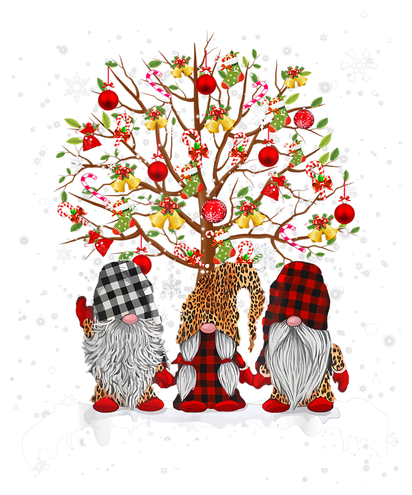 Three Gnomes & Tree Lights