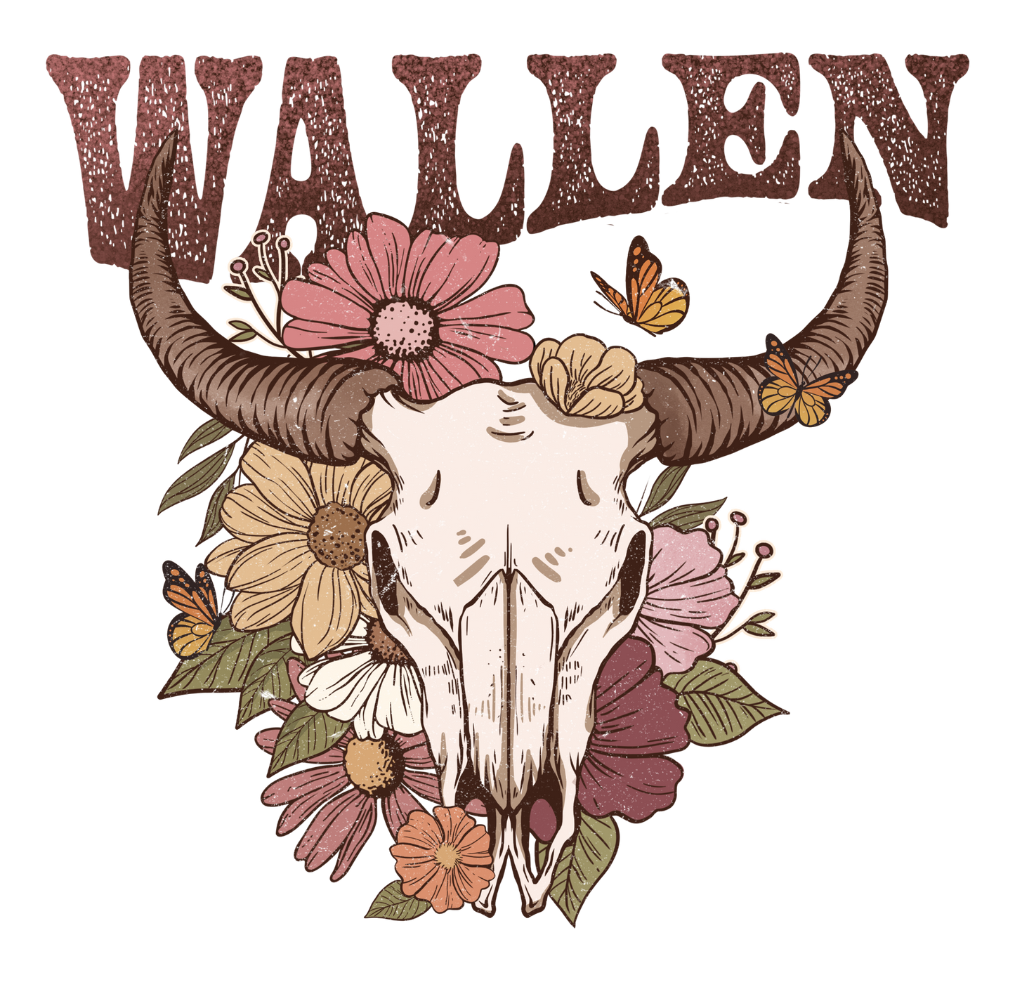 Wallen Stacked W/ Flowers Pocket