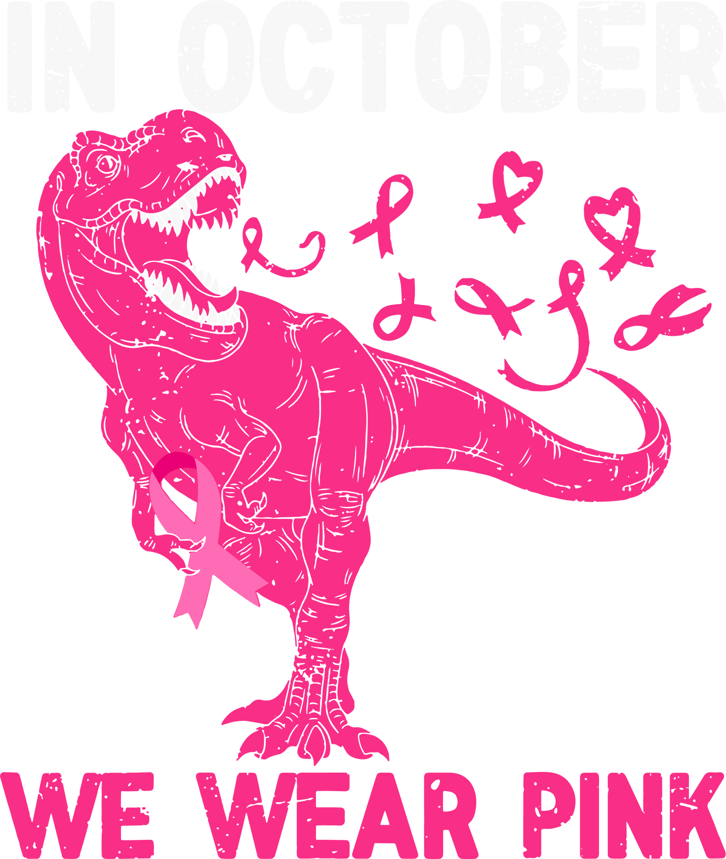 We Wear Pink Dinosaur