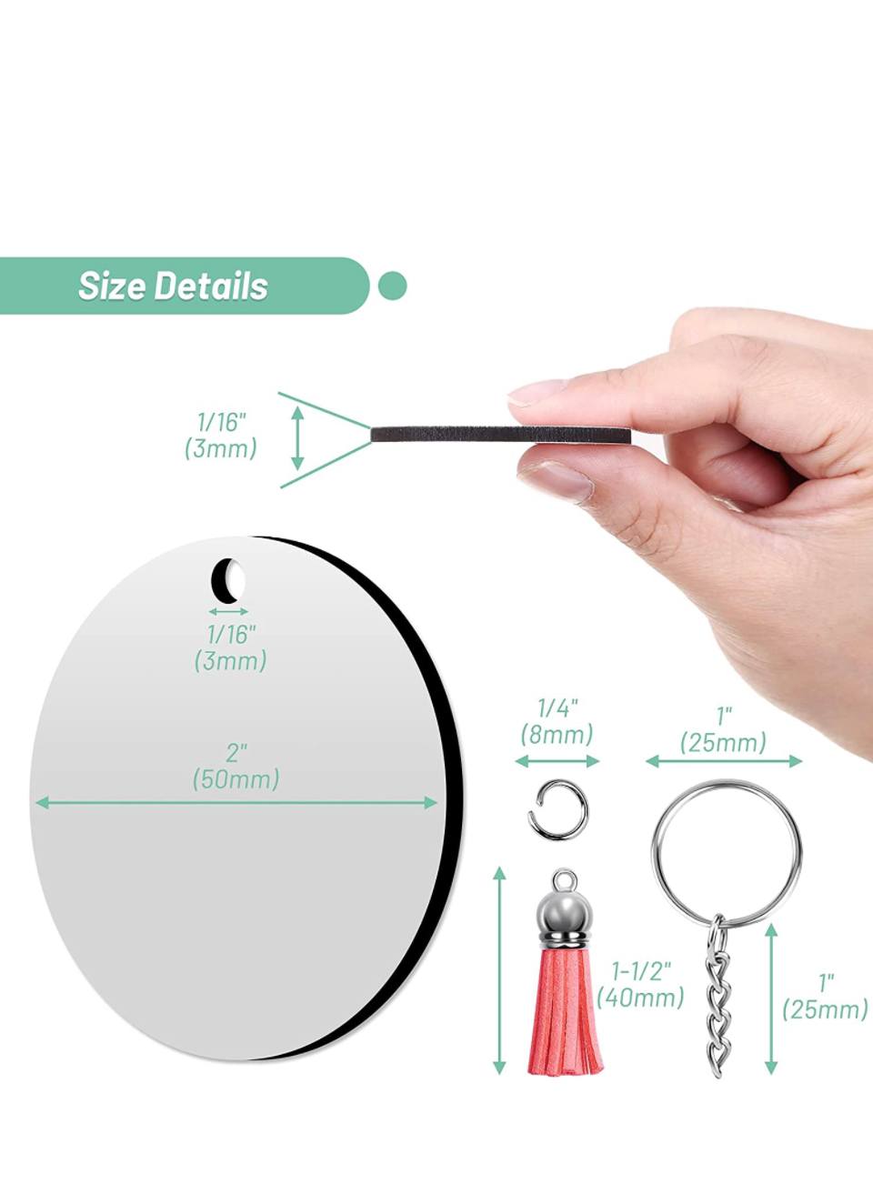 Sublimation Blanks Keychain