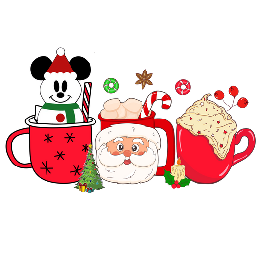 Santa & Mickey