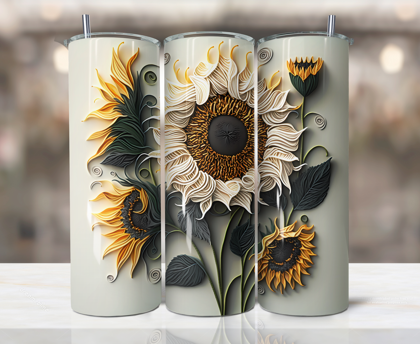 3D Sunflower