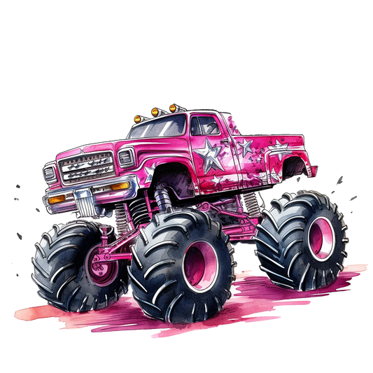 Pink Monster Truck