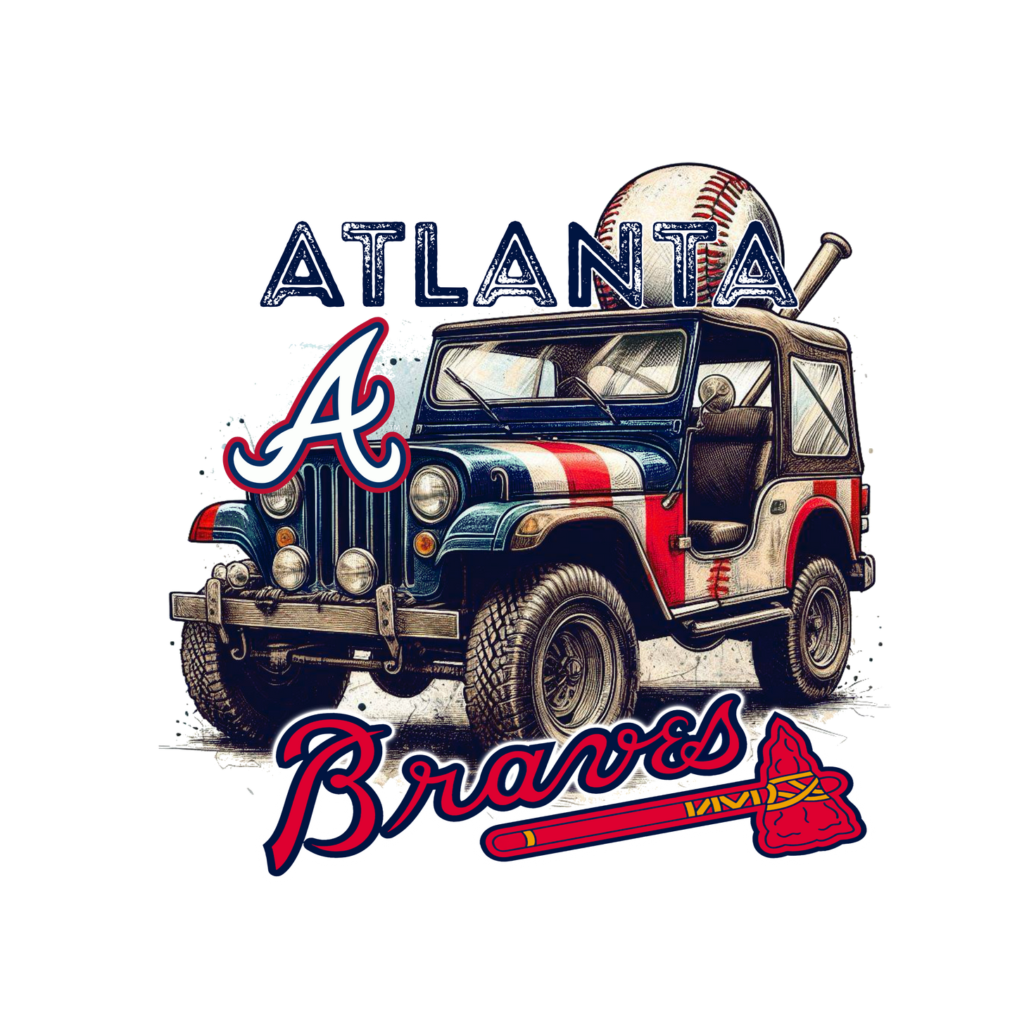 Atl Braves Jeep