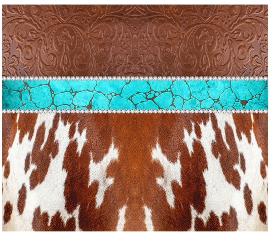 Tooled Leather and Cowhide