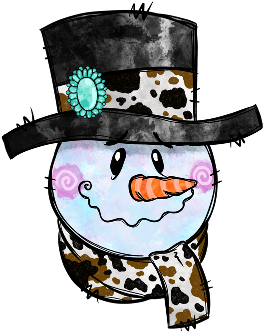 Cowhide Snowman