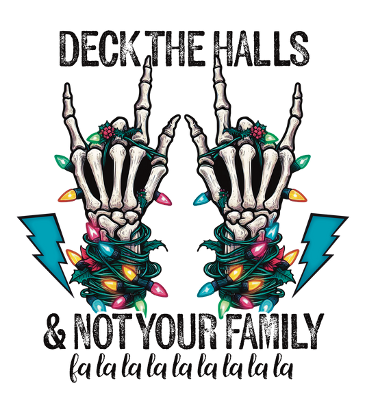 Deck the Halls Skull
