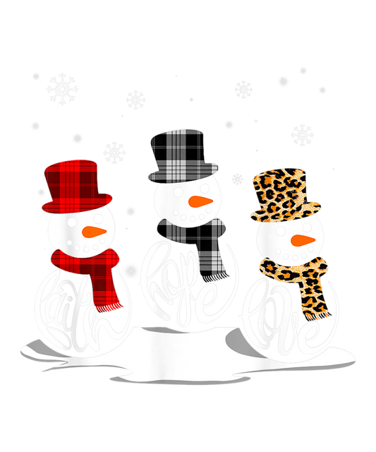 Faith, Hope Snowmen