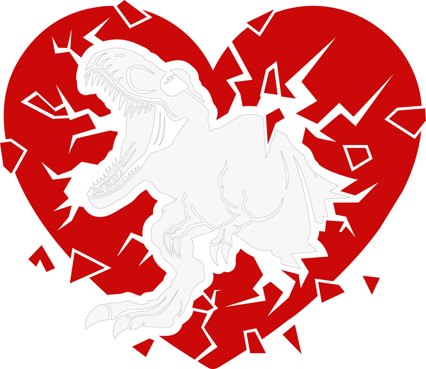 Heart, Crusher Dino white