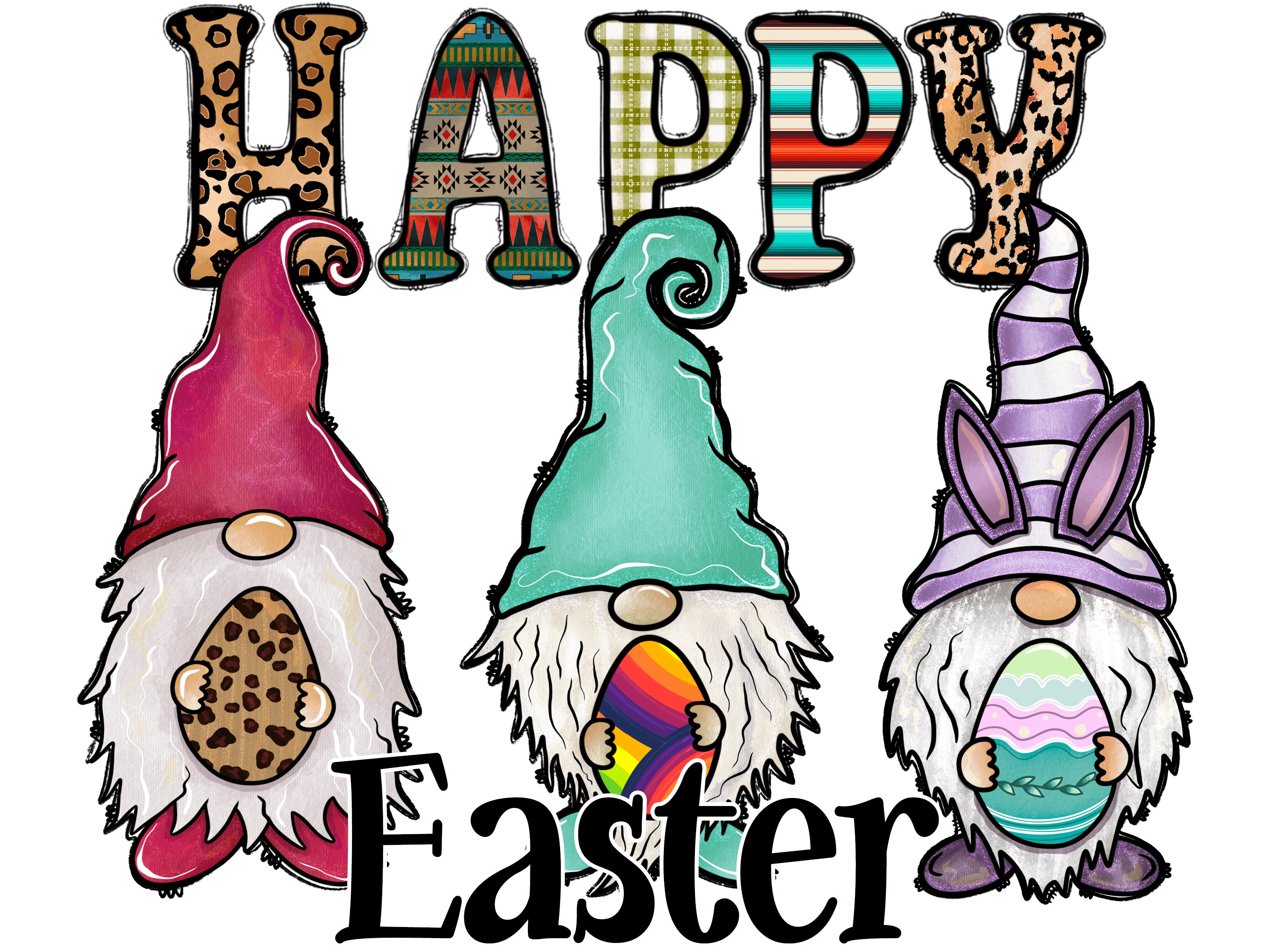 Happy Easter Gnomes Hammertimes Custom Designs 0249