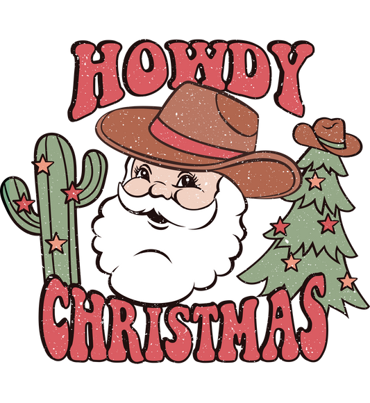 Howdy Christmas Glitter