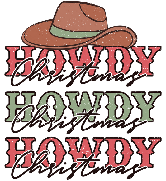 Howdy Christmas Trio Glitter