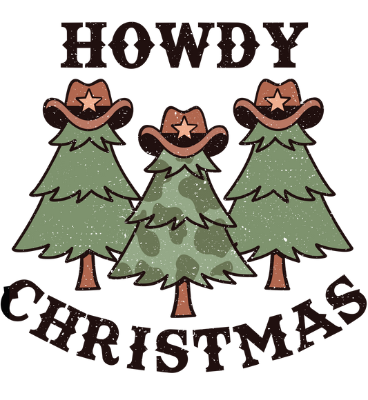 Howdy Trees Glitter