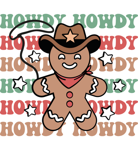 Howdy Gingerbread man