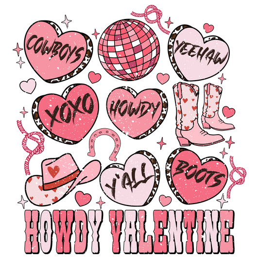 Howdy Valentines Distressed