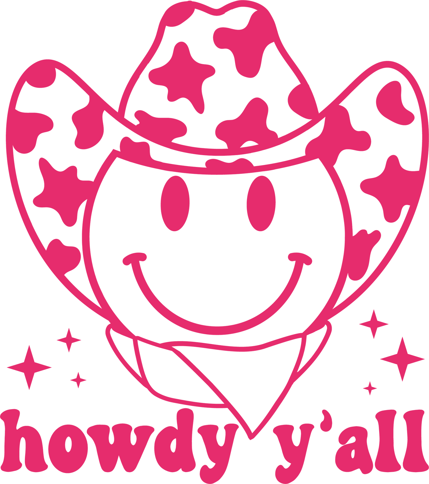 Howdy Y'all-Pink