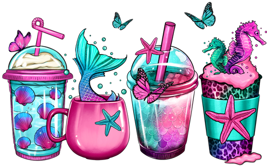 Mermaid Under Water Coffee
