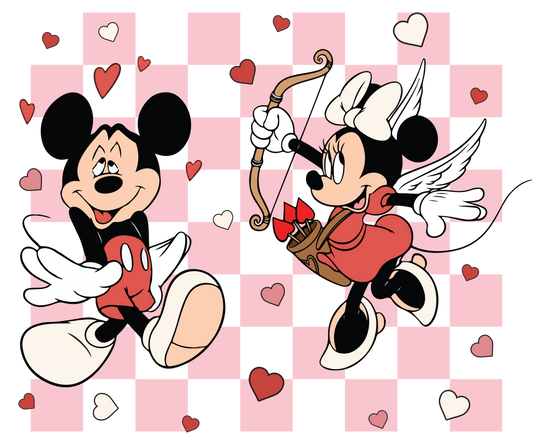 Mickey & Minnie Checkerboard