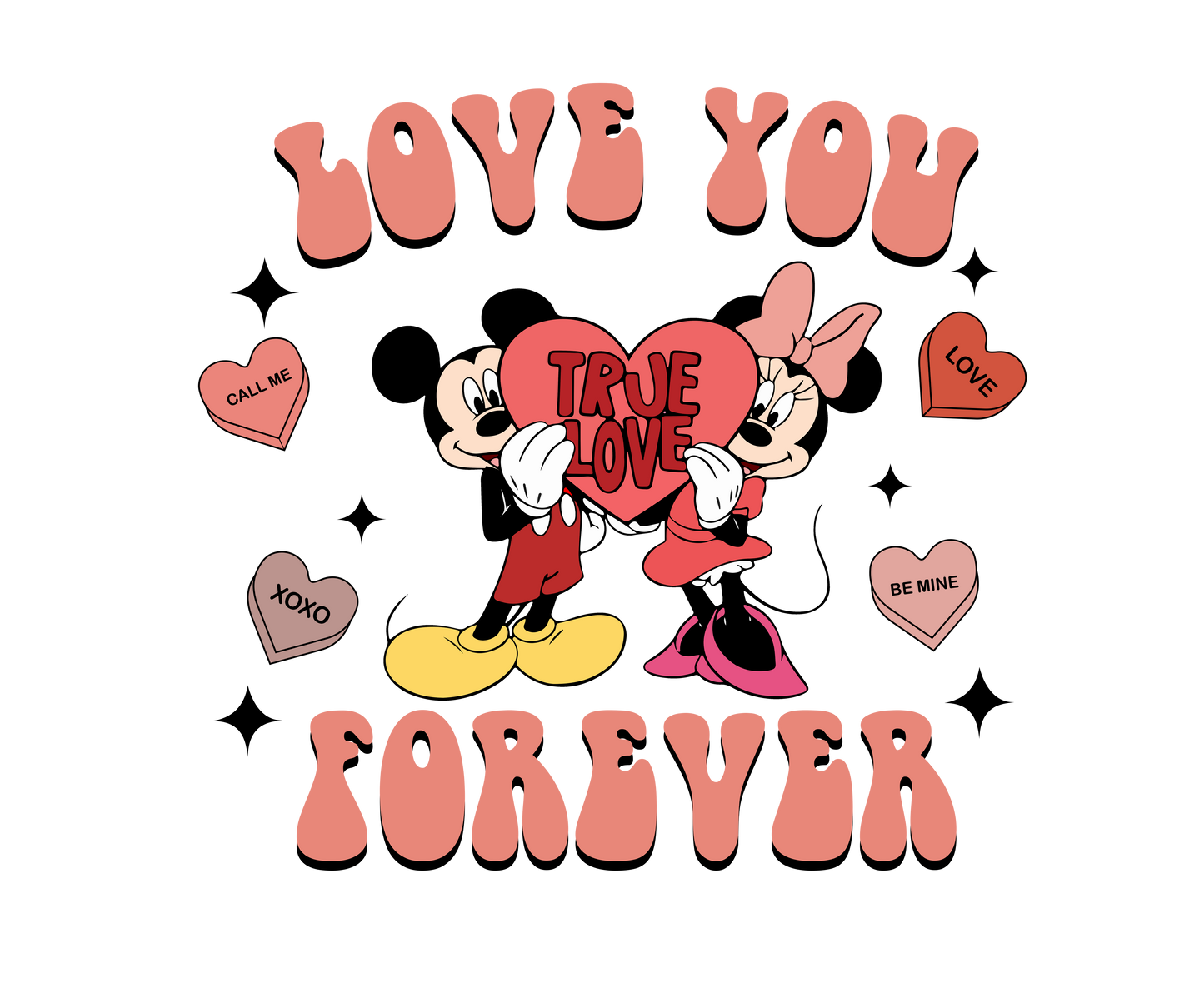 Mickey & Minnie Love You