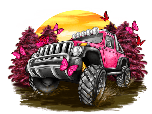 Pink Jeep