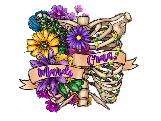 Mardi Gras skeleton