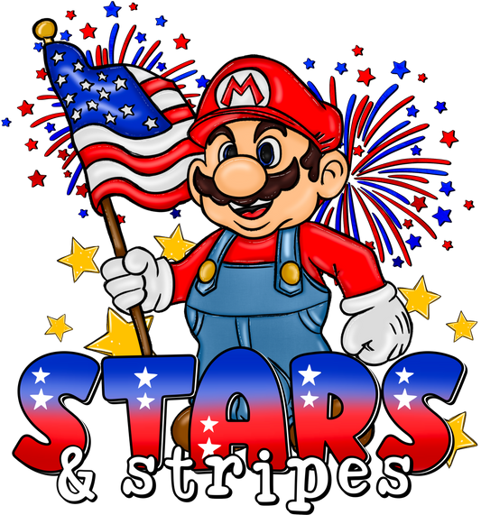 Mario- Stars and Stripes