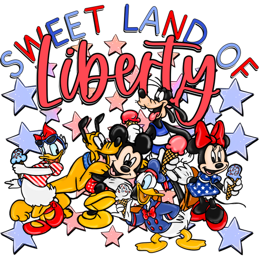 Mickey and Gang-Sweet Land of Liberty