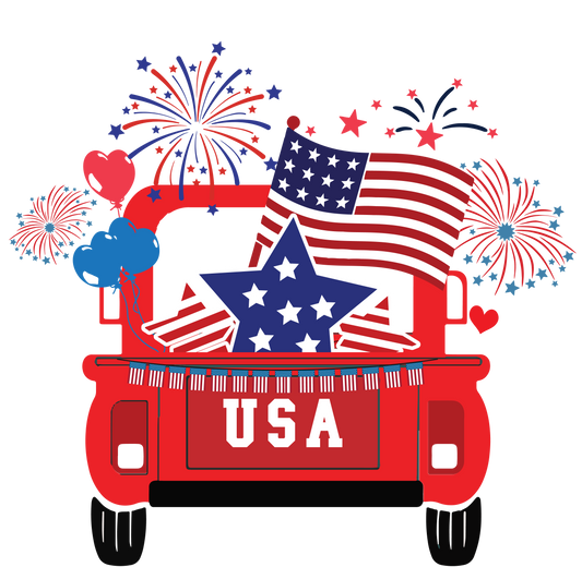 USA- Red Truck