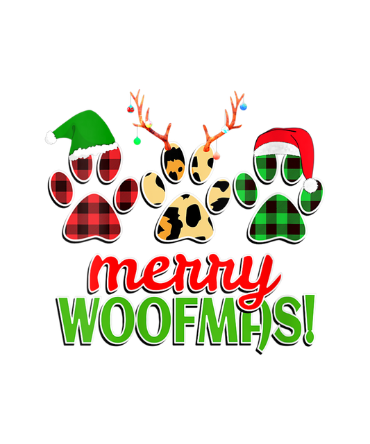 Merry Woofmas Dog Paws