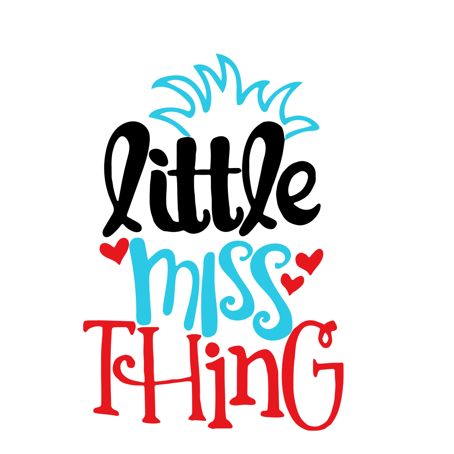 Little Miss thing Hearts