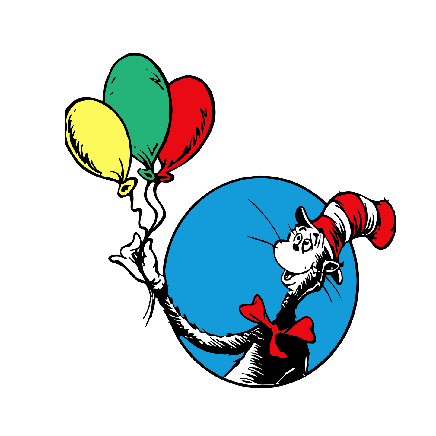 Cat In Hat Ballons