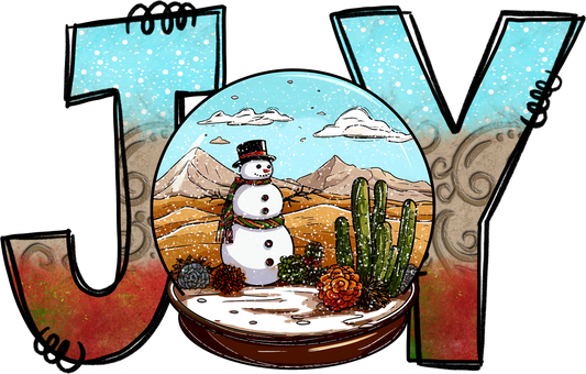 Desert Snowman  Joy