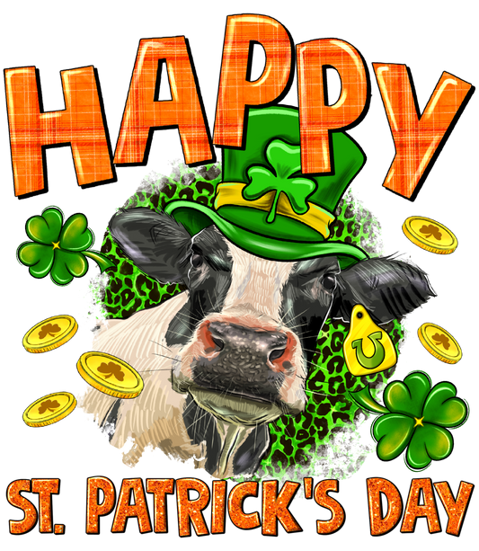 Happy St. Patrick's Day Cow