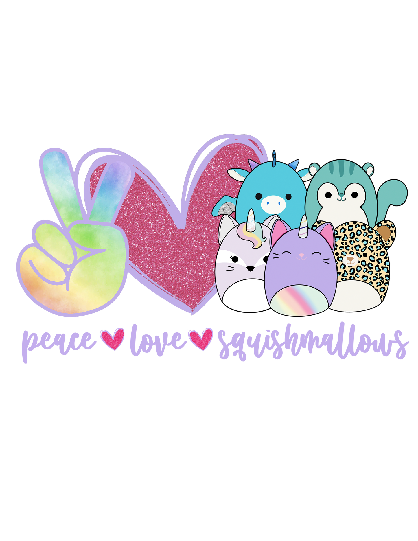 Peace Love Squishmallows